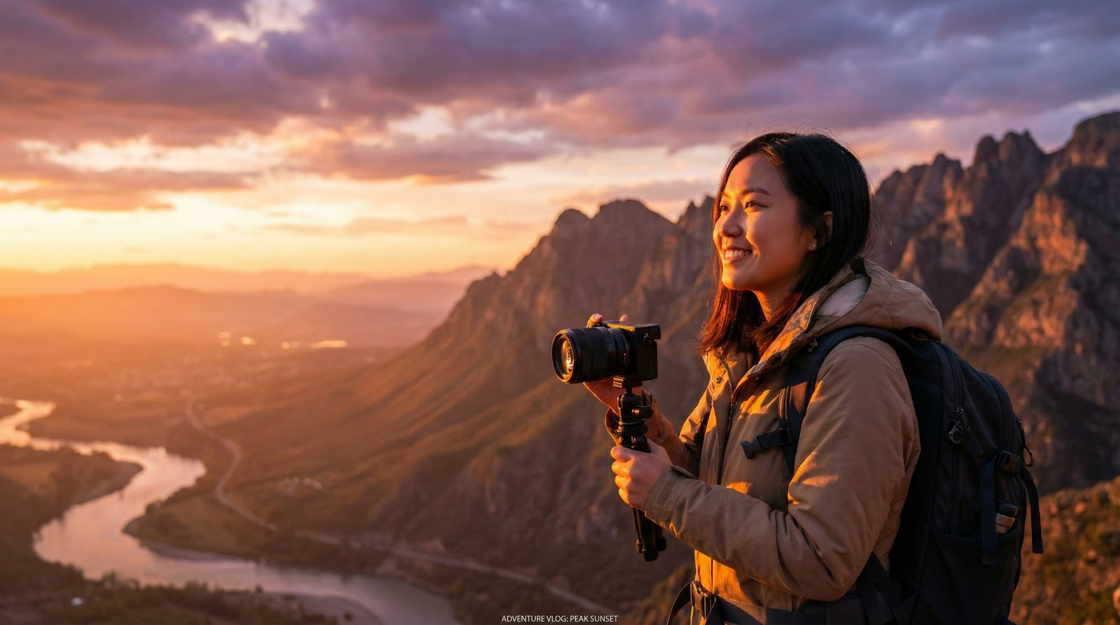 丝瓜视频山巅日落旅行视频